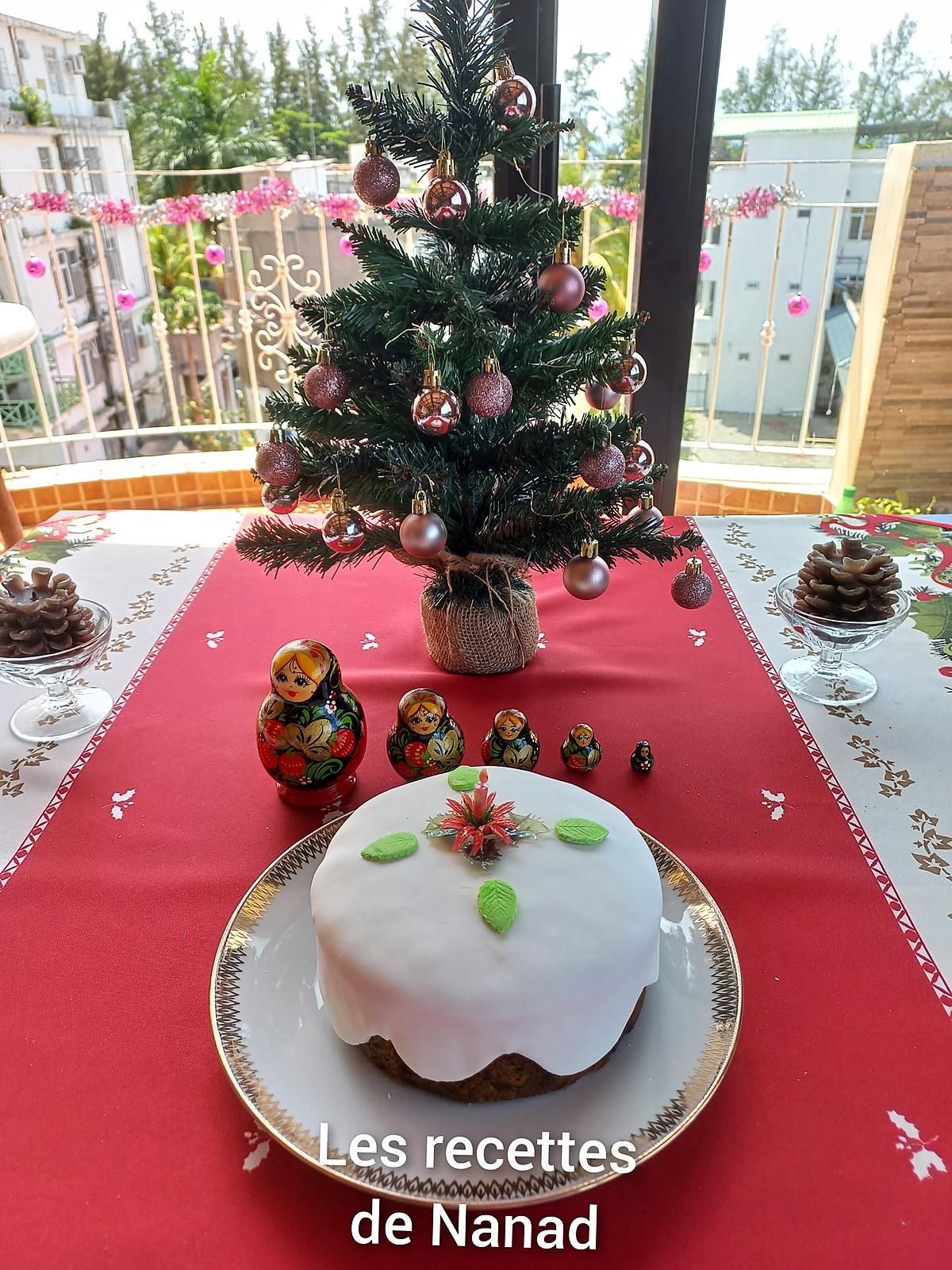 recette Gâteau de noël anglais