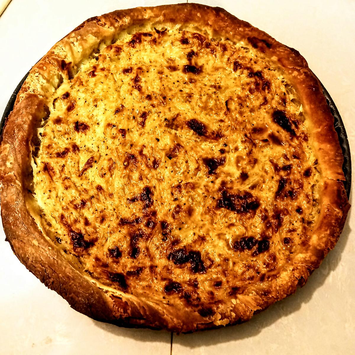 recette MA TARTE À L'OIGNON