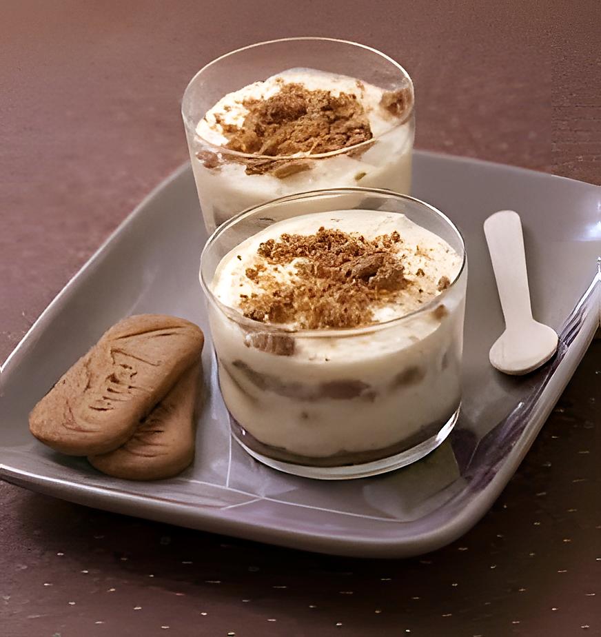 recette Tiramisu chocolat, poire et spéculos