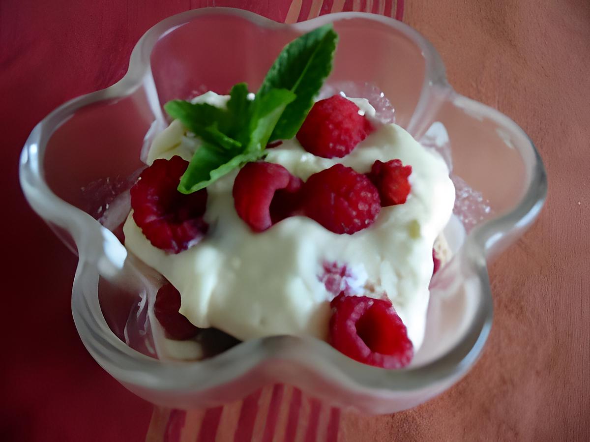 recette Tiramisu framboise et rose