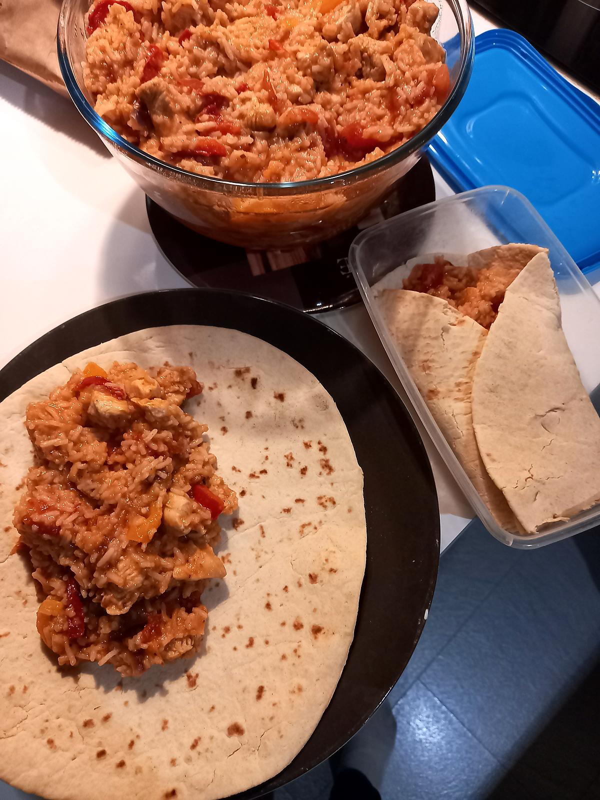 recette Fajitas / burrito