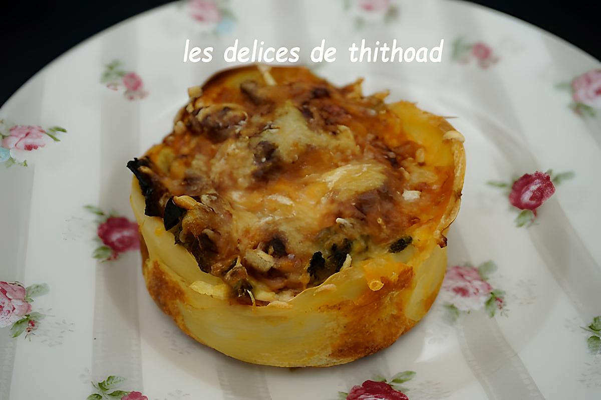 recette quiches de pomme de terre au brocoli et chorizo