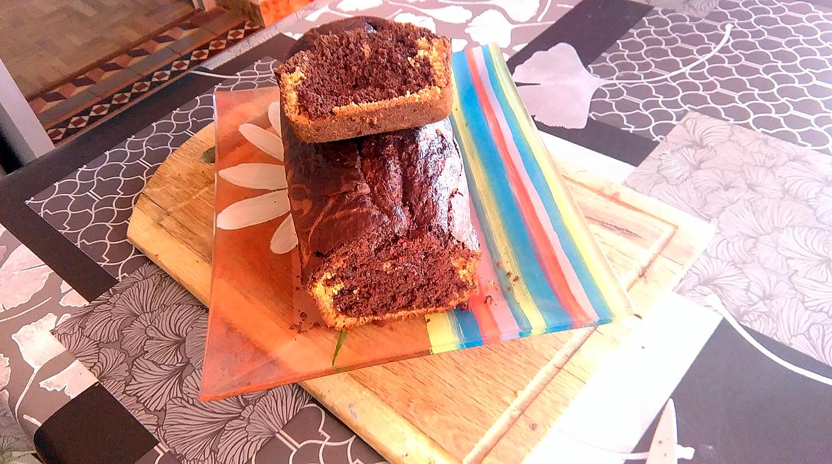 recette marbré au chocolat