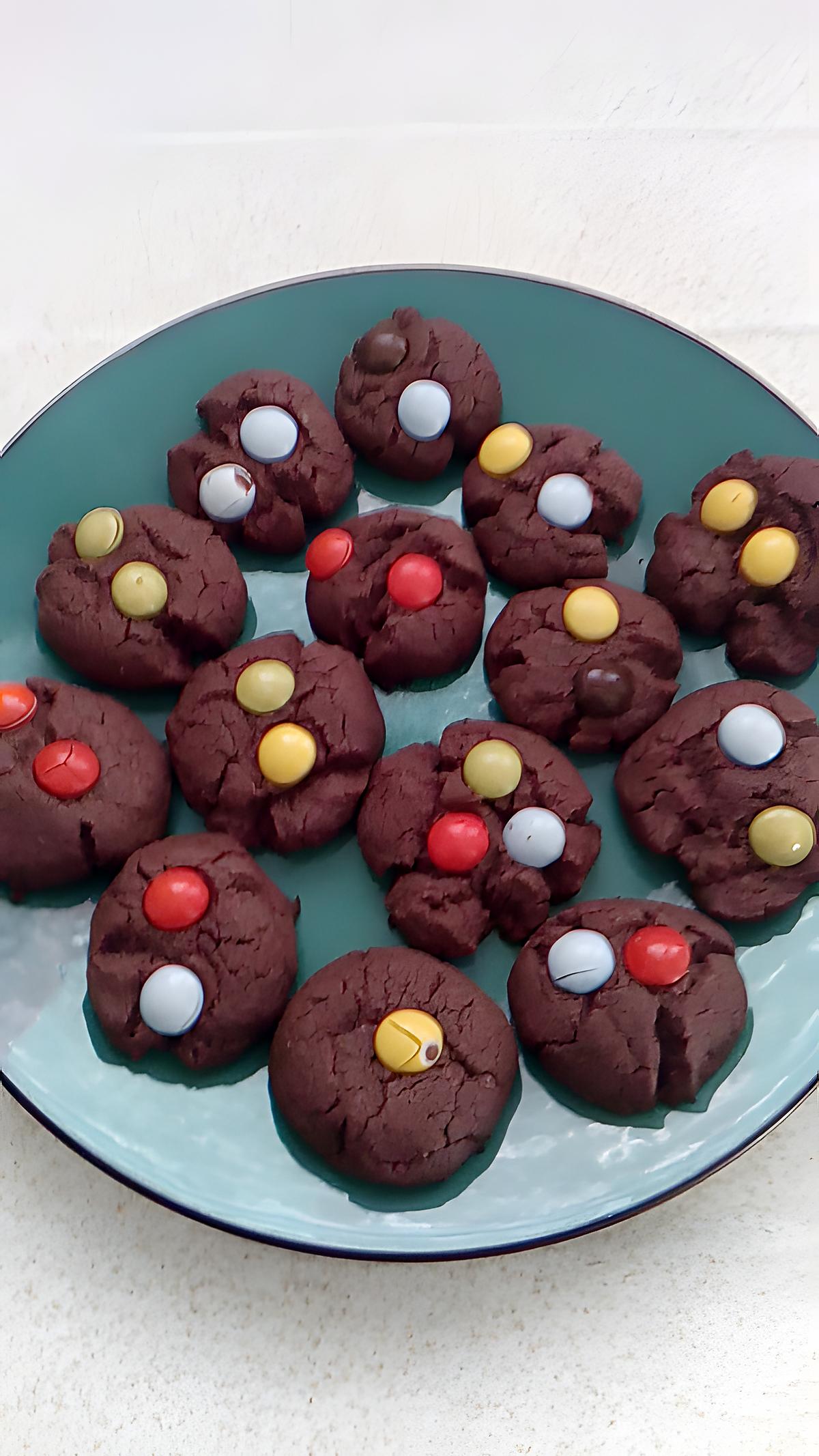 recette cookies au nutella et smarties