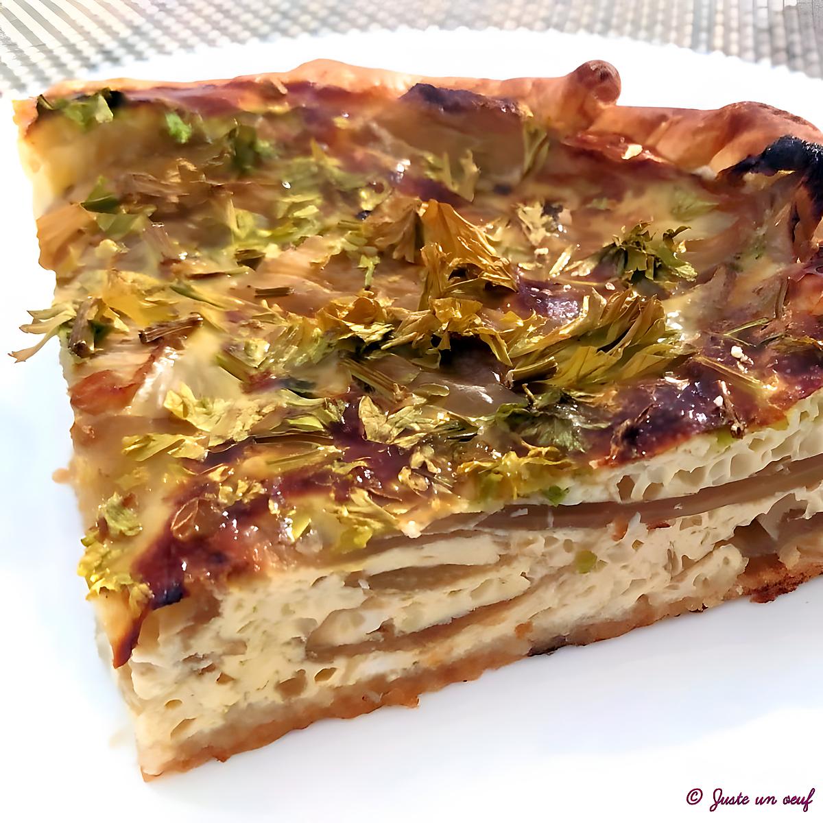 recette Quiche aux endives et au miel