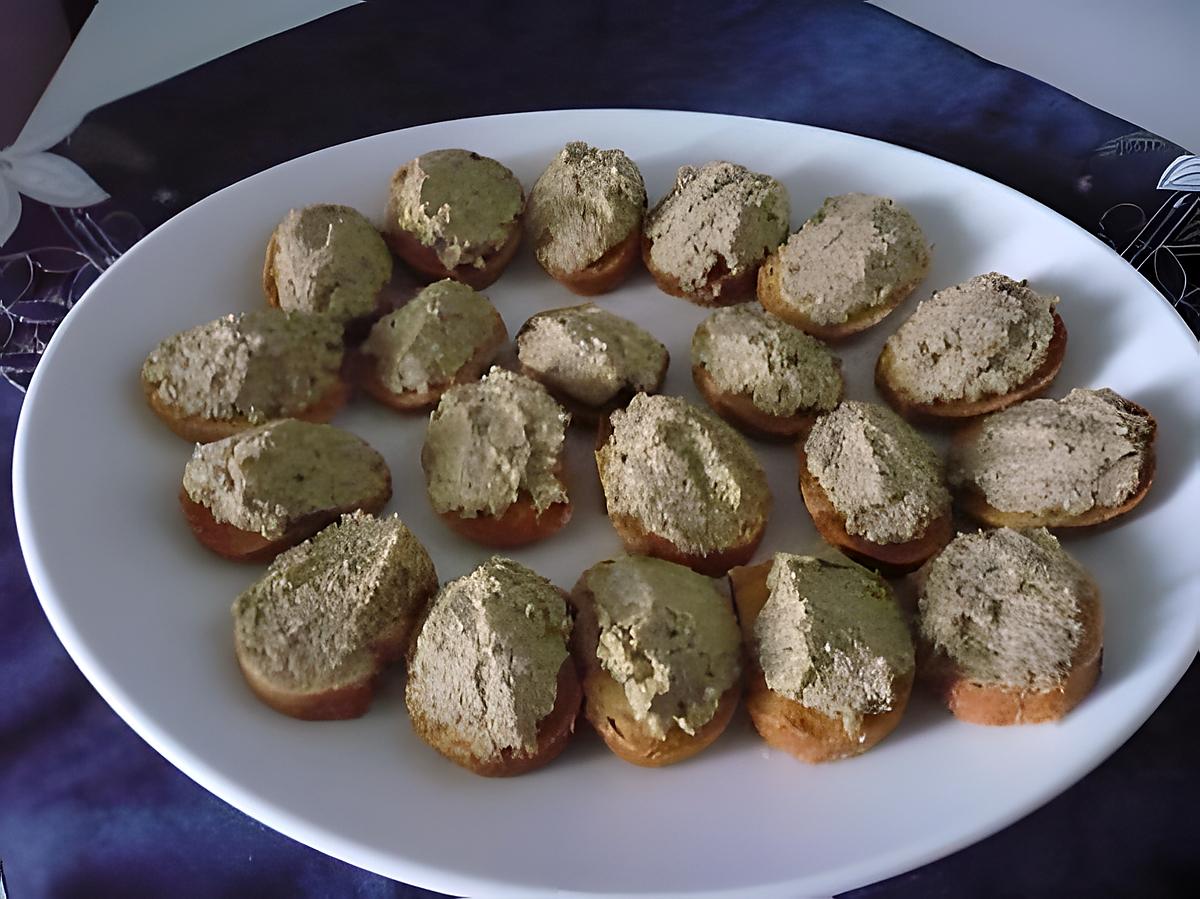 recette Toasts tapenade maison