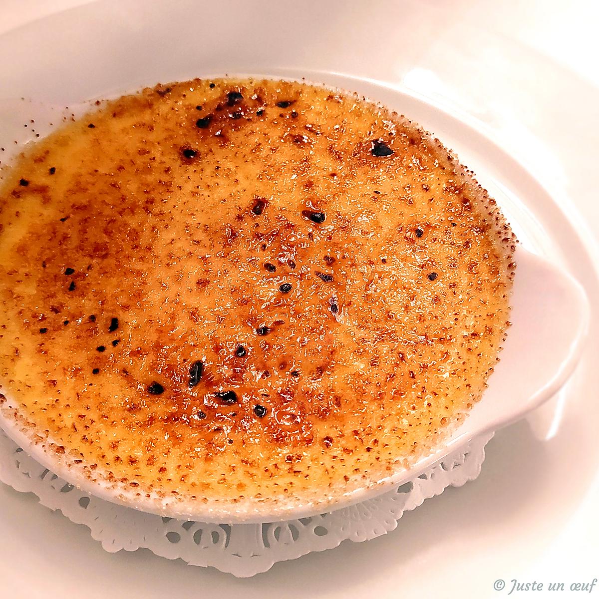 recette Crème brûlée légère