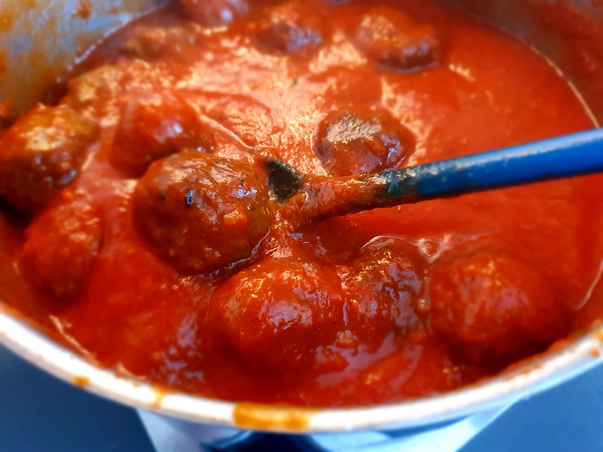 recette Boulettes de Bœuf Sauce Tomate