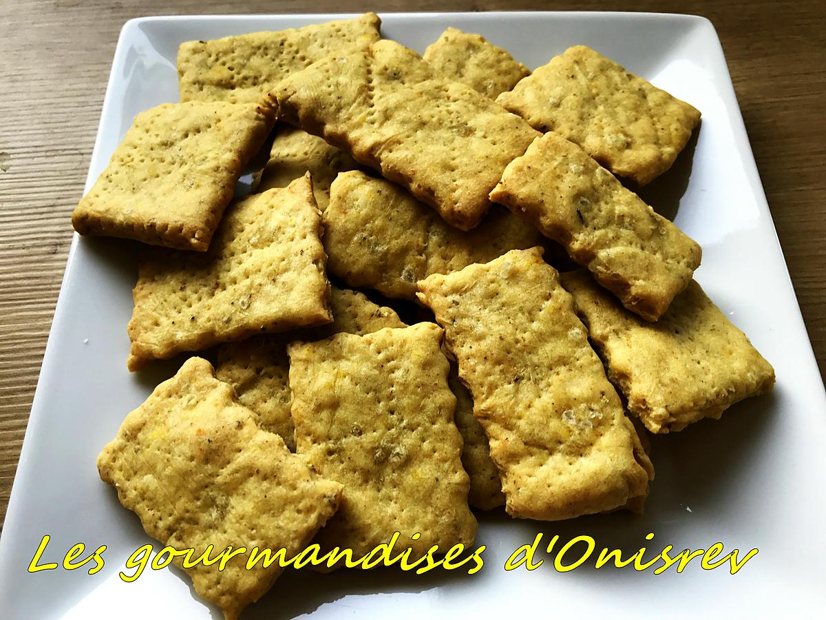 recette Crackers au cumin