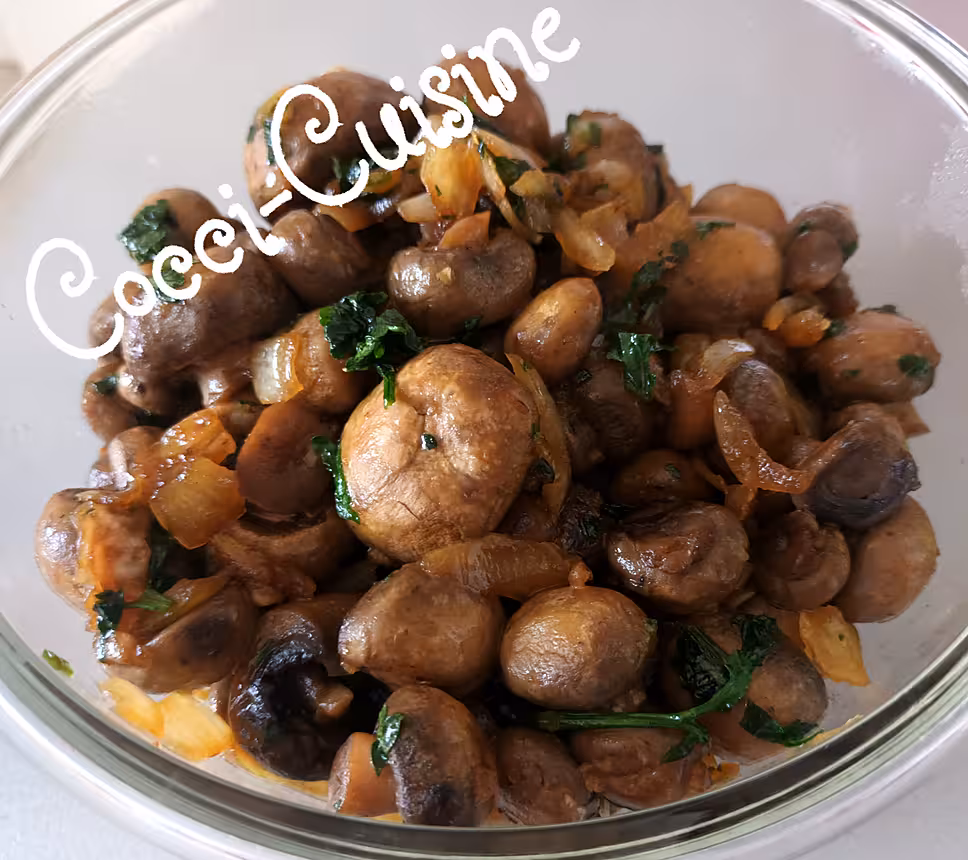 recette champignons sautés à l'asiatique