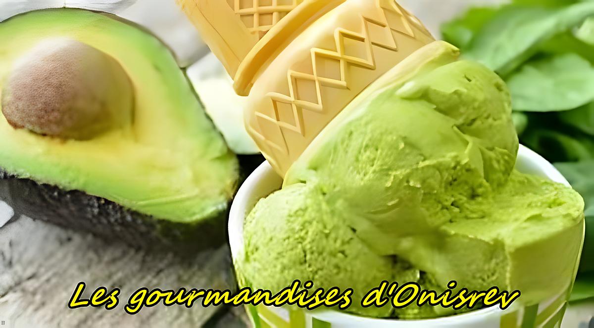 recette Glace à l'avocat