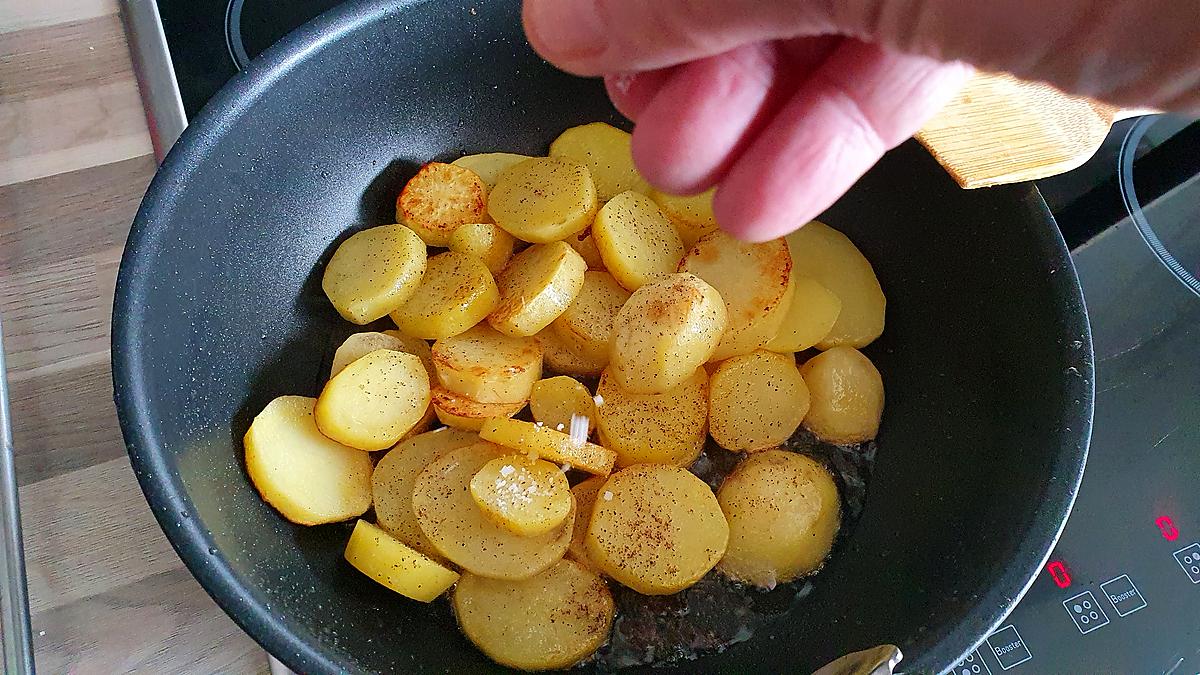 La recette des pommes de terre Sarladaises à la poêle