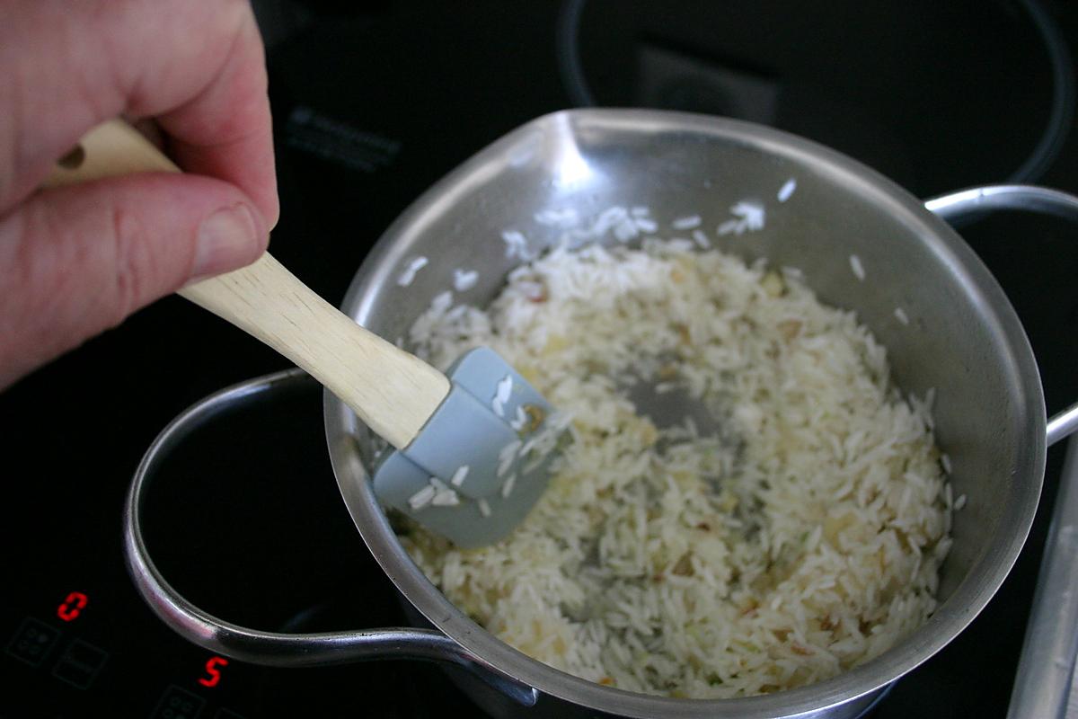 recette Dos de Cabillaud Poêlé Au Riz Basmati Safrané