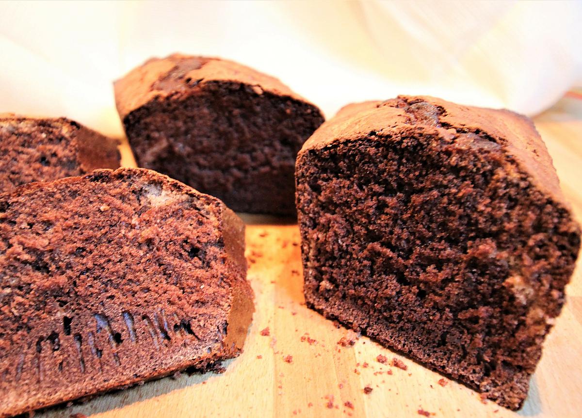 recette CAKE GOURMAND AU CHOCOLAT NOIR, CITRON & COURGETTE