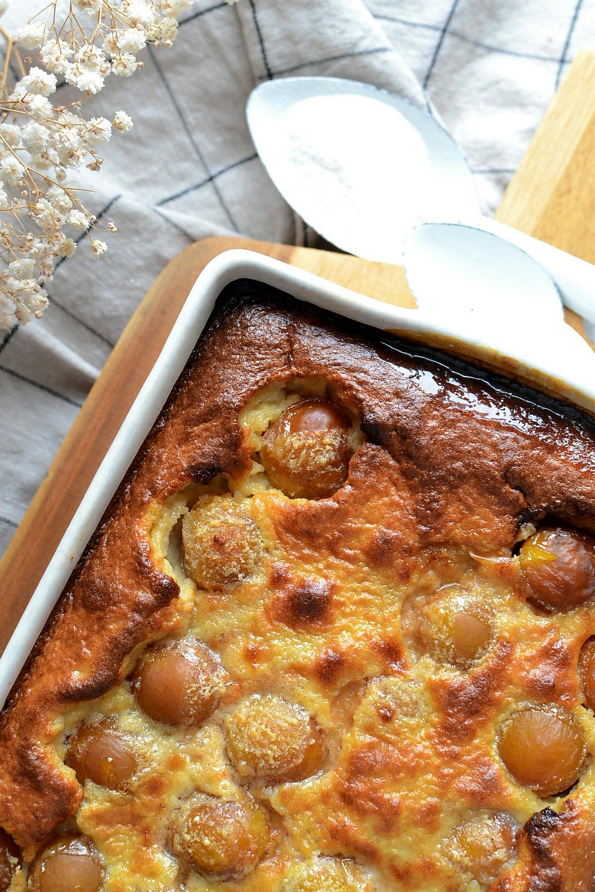 recette Clafoutis aux mirabelles sans gluten