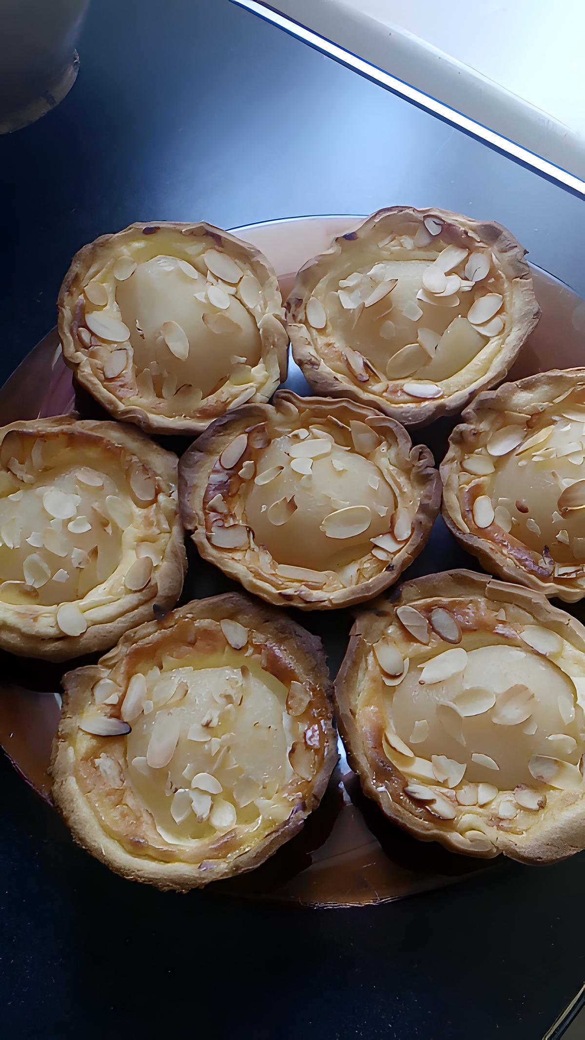 recette tartelette faisselle poire