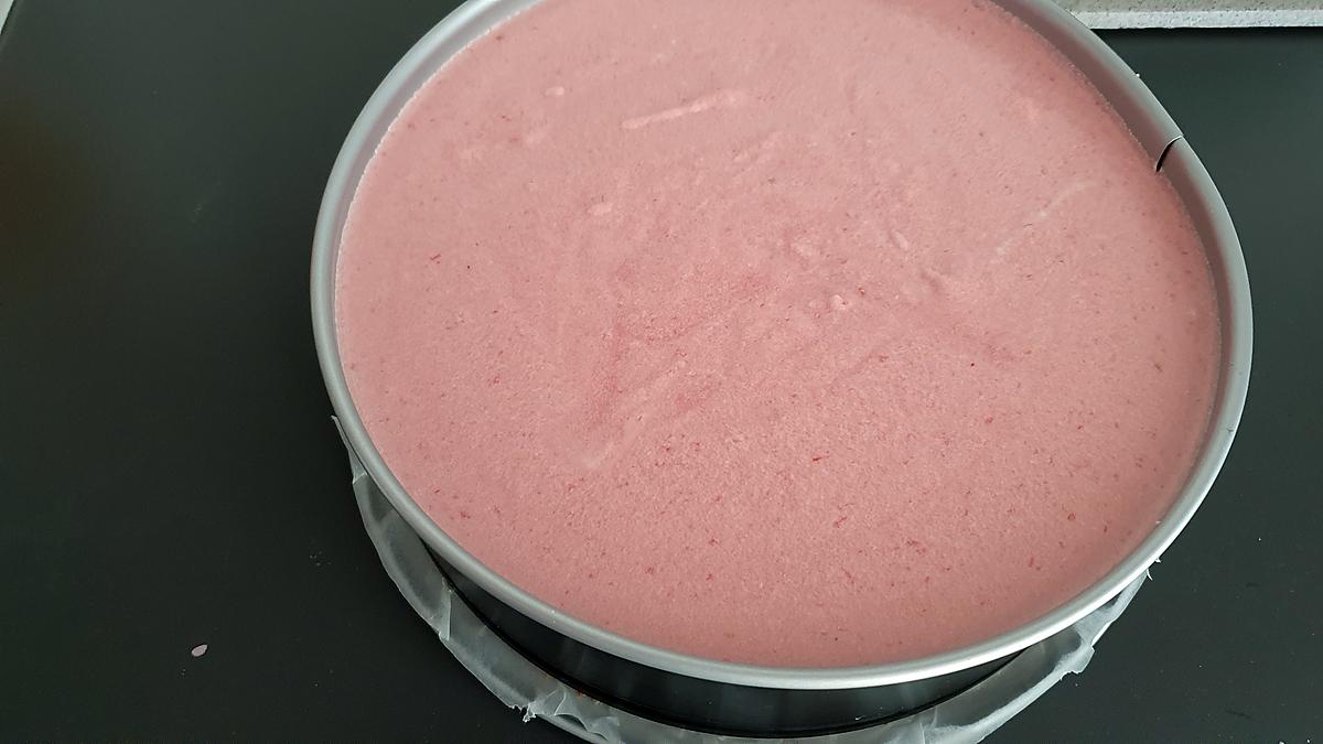 recette Bavarois framboise chocolat blanc