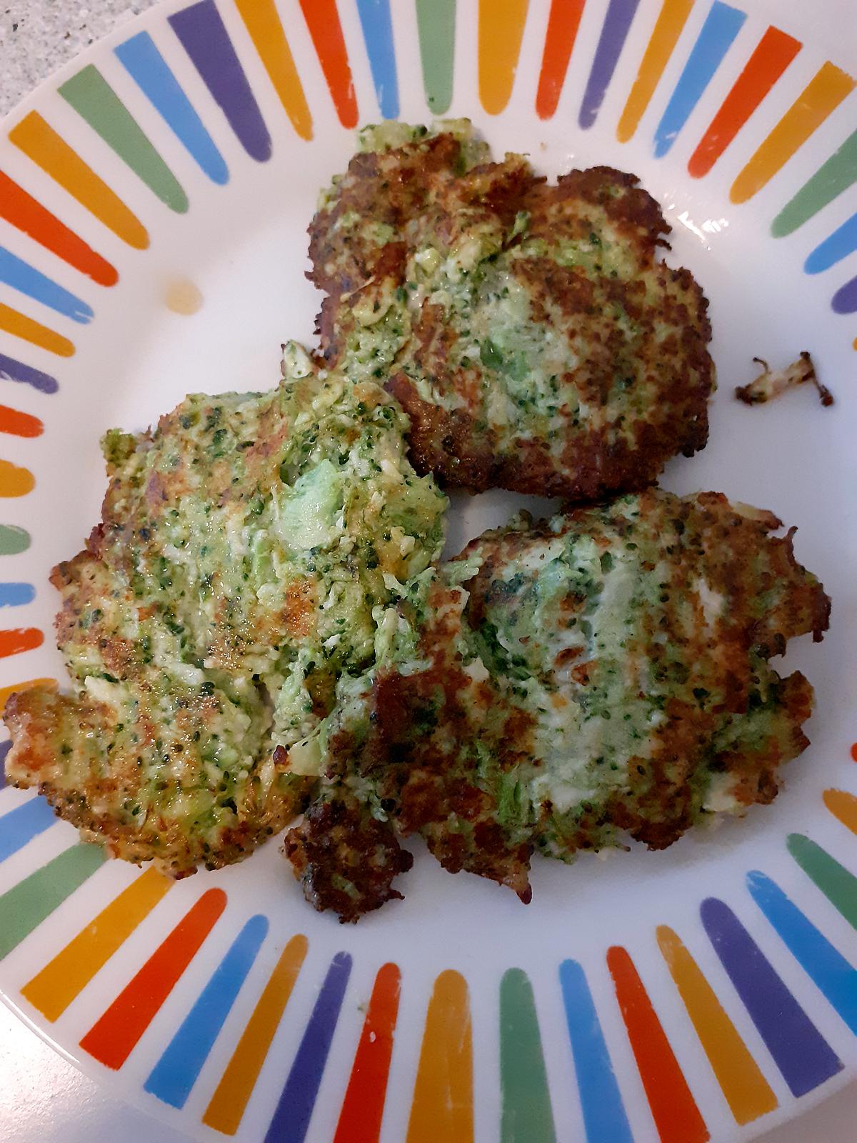 recette Galette de brocoli au parmesan