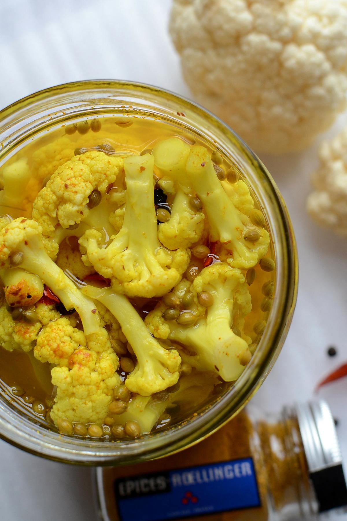 recette Pickles de chou fleur