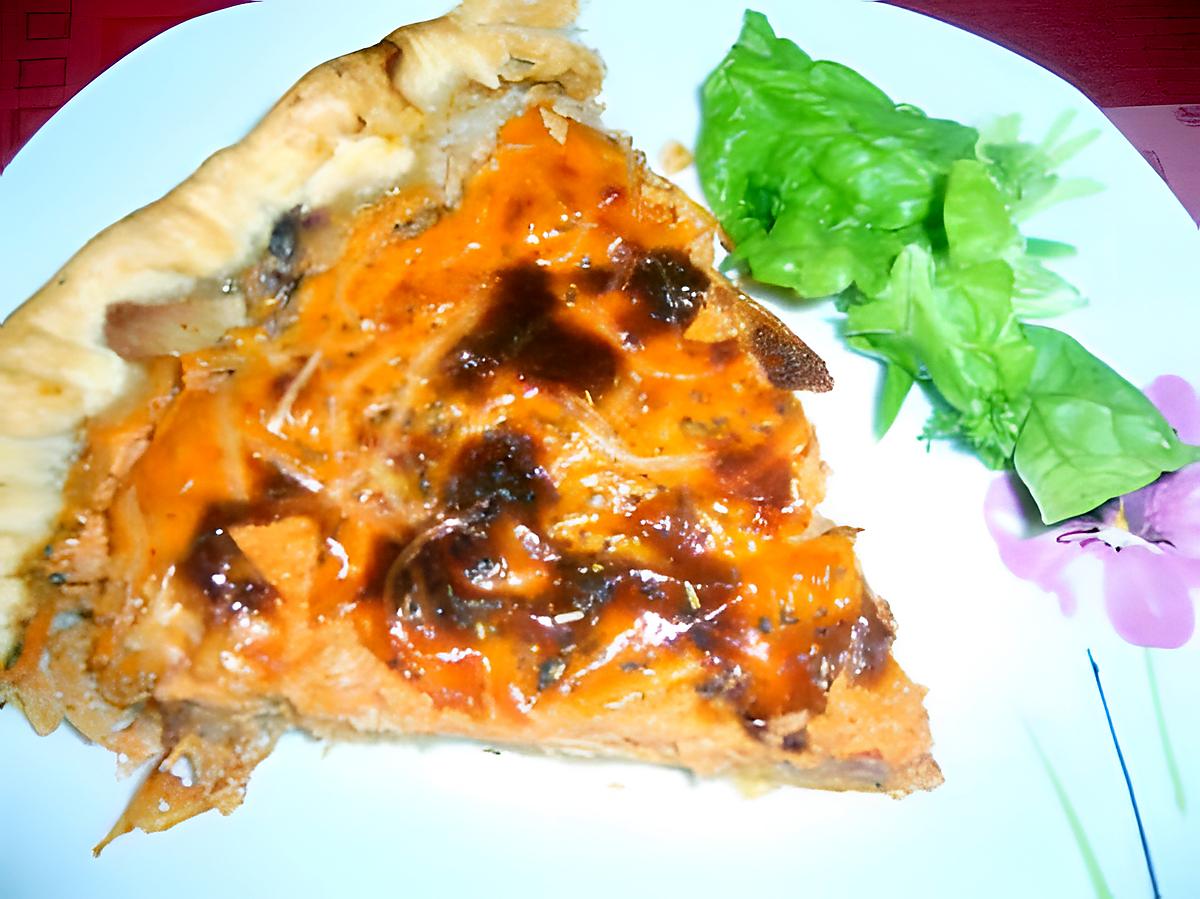 recette Tarte au thon et à la tomate