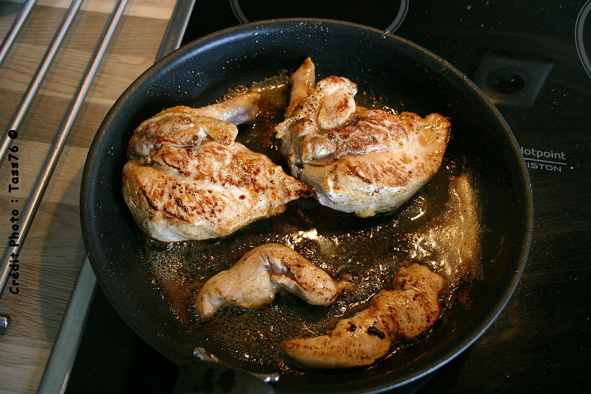 recette Suprêmes de Pintade à la Normande