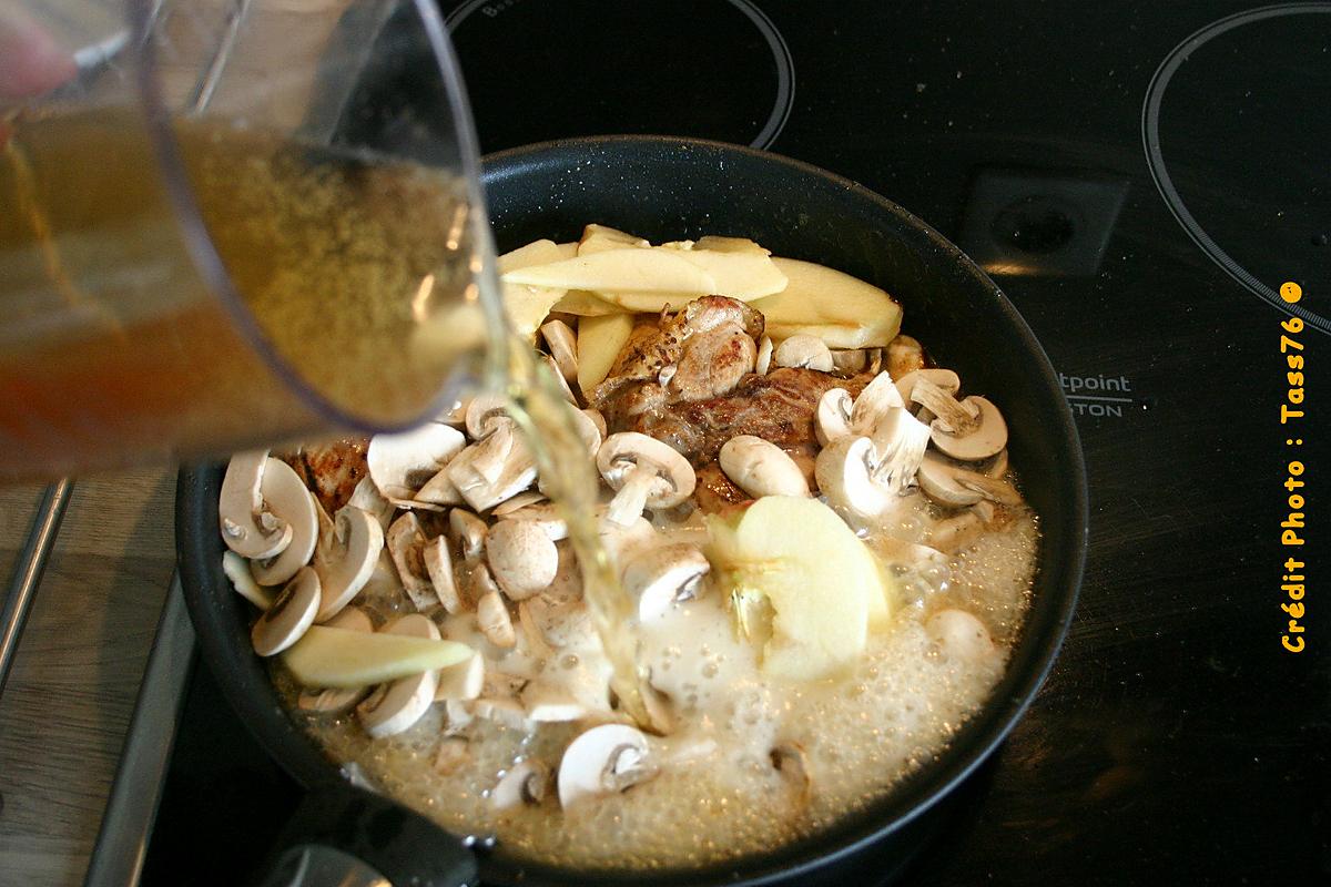 recette Suprêmes de Pintade à la Normande