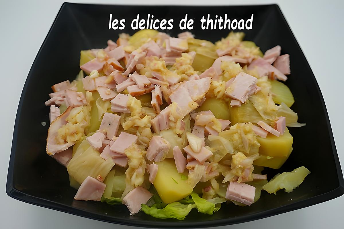 recette Salade de pommes de terre et rôti de porc