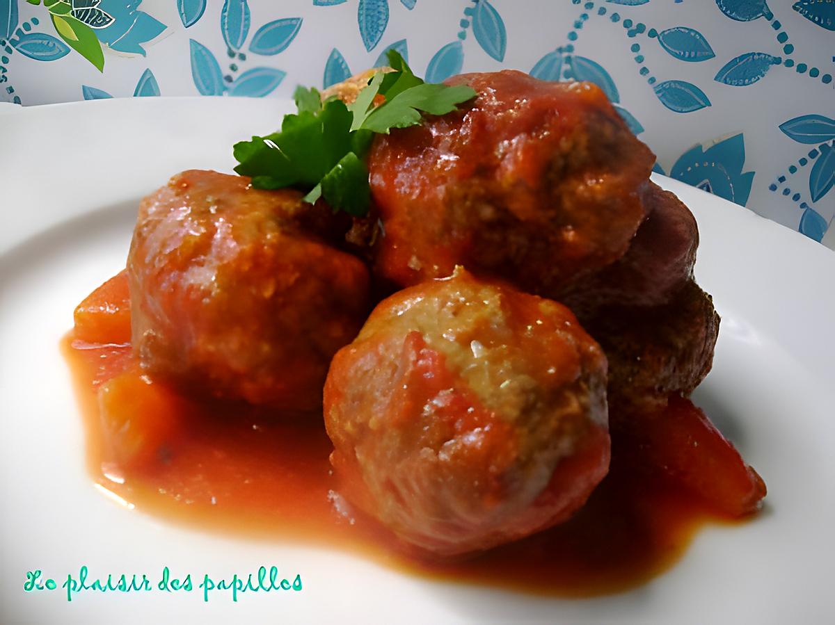 recette ~ Boulettes de viande sauce aigre-douce~ 