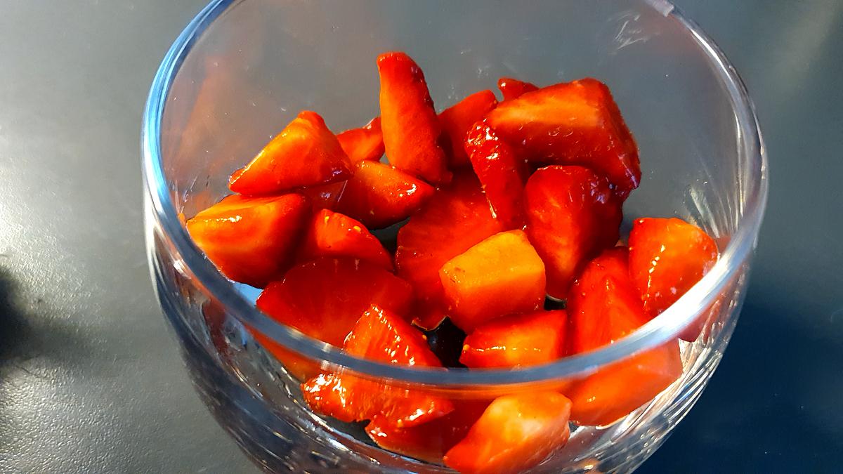 recette Coupe vanille  au fruits