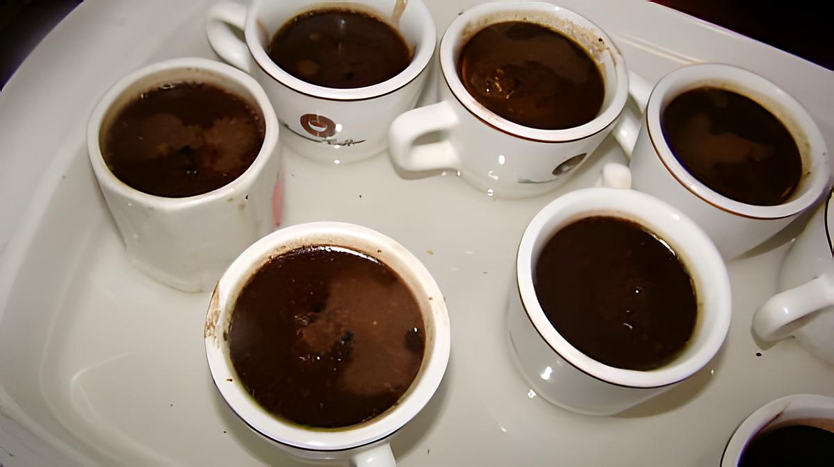 recette Petits pots de crème au chocolat