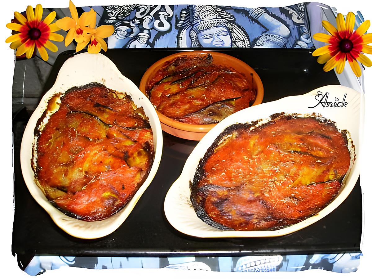 recette gateau d'aubergines à la tomate