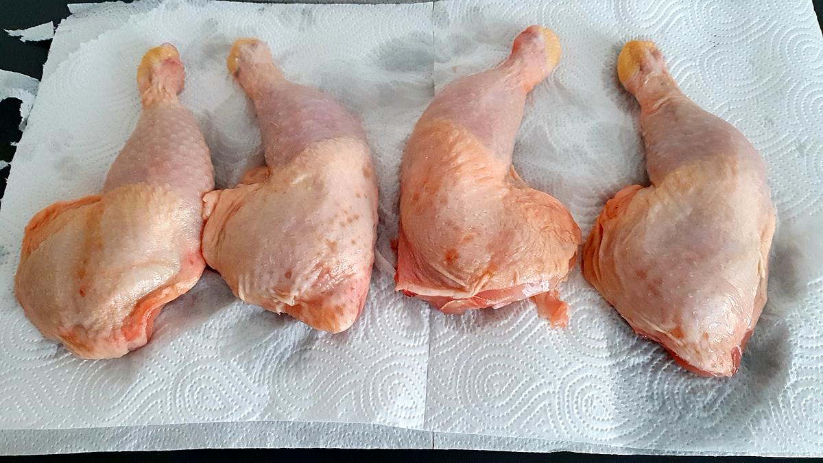 recette Cuisses de poulet marinées et rôties au four