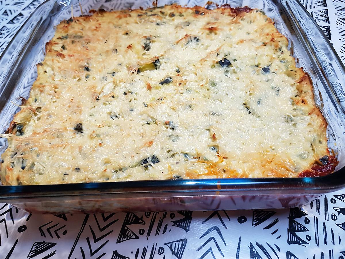 recette Lasagnes ricotta, courgette et coulis tomate