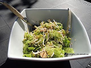 recette Salade de chou chinois