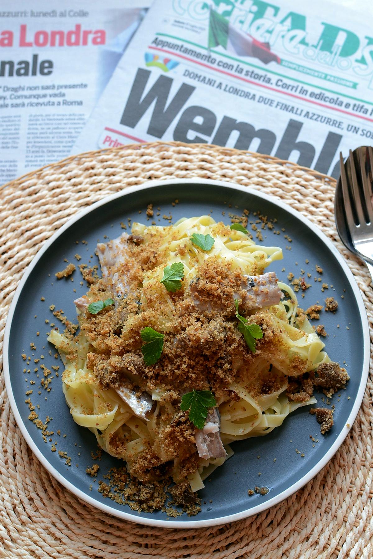 recette Tagliatelle aux sardines fraiches