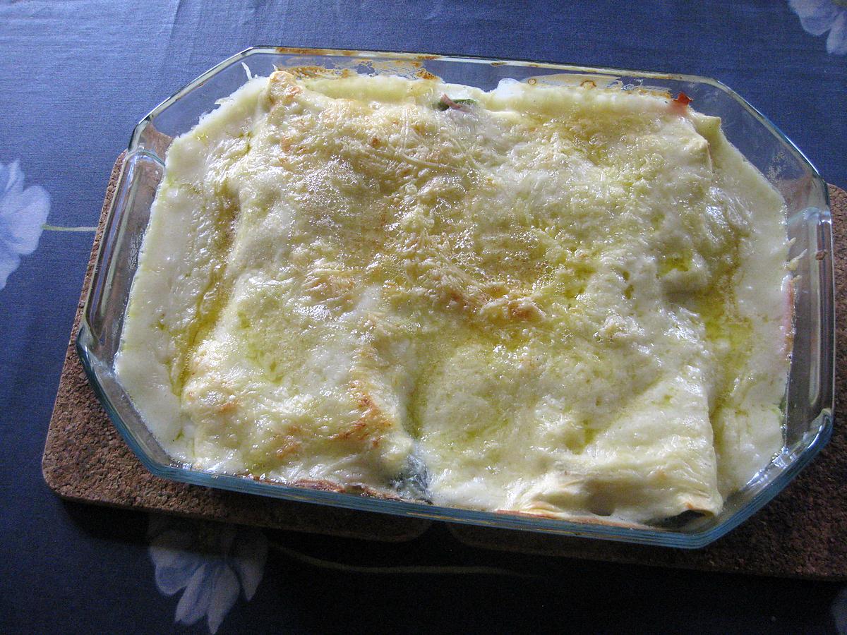 recette Lasagnes aux asperges vertes et fromage