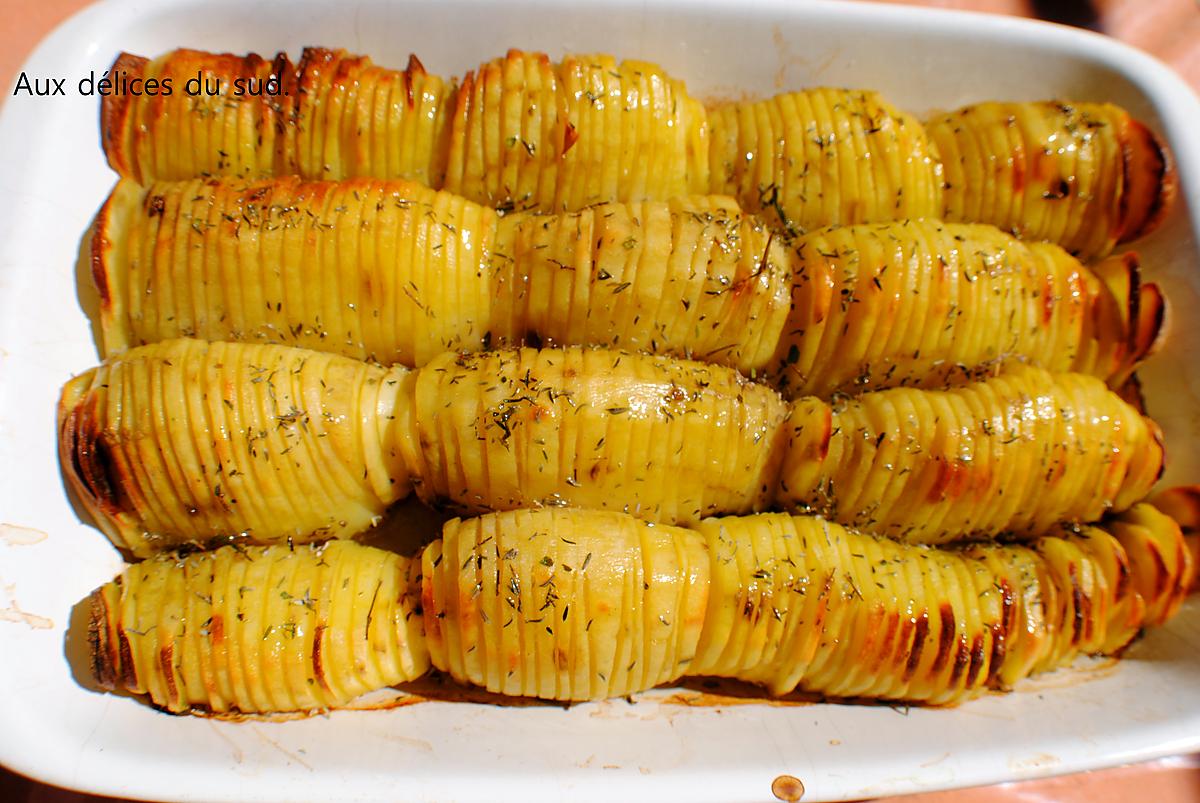 recette Gratin de pommes  de terre Hasselback .