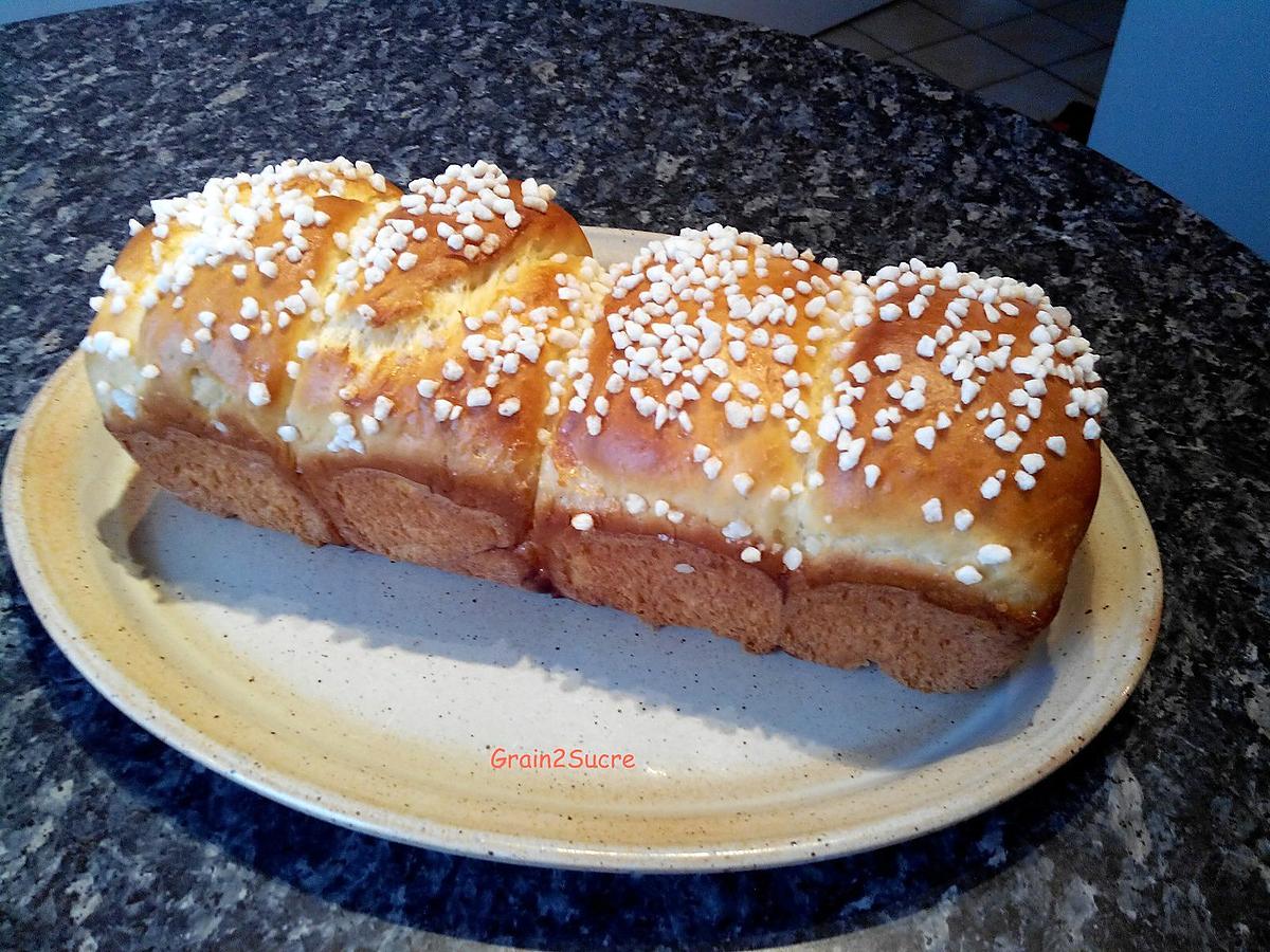 recette Brioche à la crème fraîche extra moelleuse