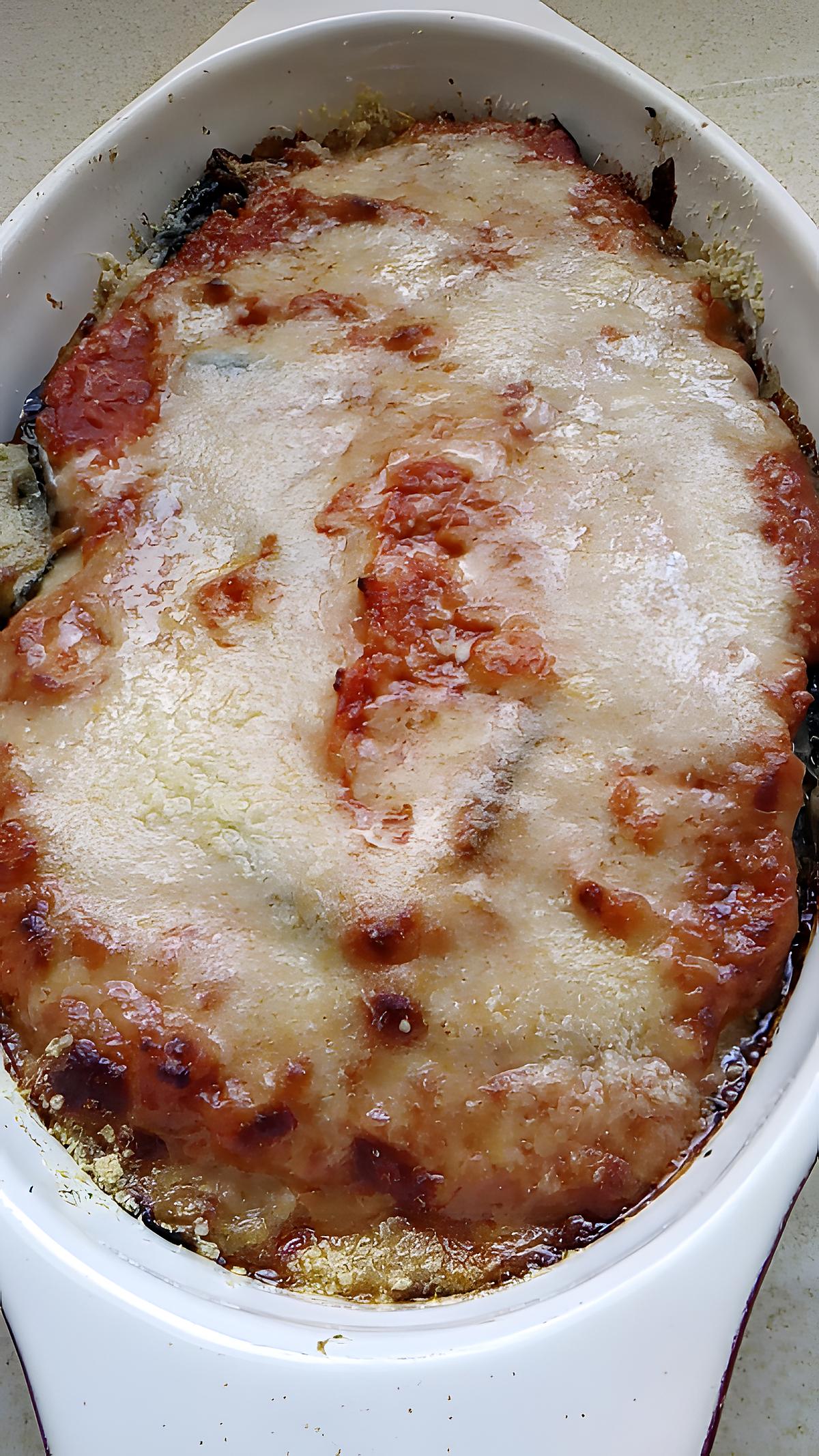 recette gratin d'aubergines au parmesan et bresaola au companion