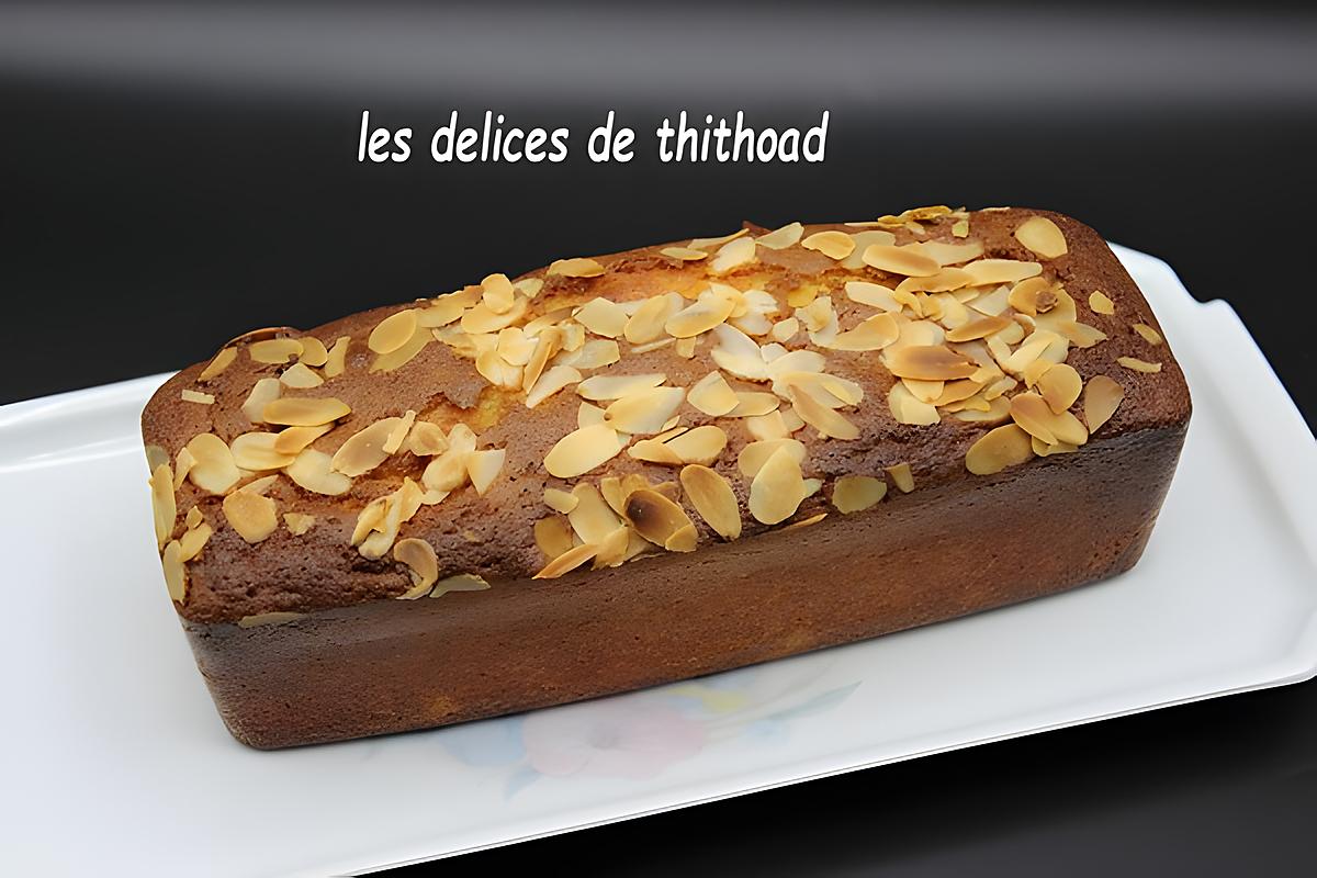 recette cake à la pâte d'amande et oranges confites