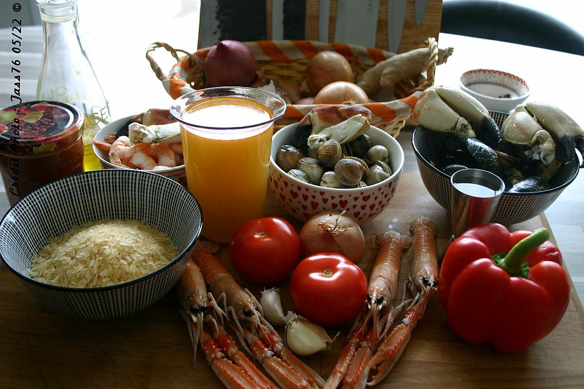 recette Arroz de Marisco De Fusetta (riz au fruits de mer)