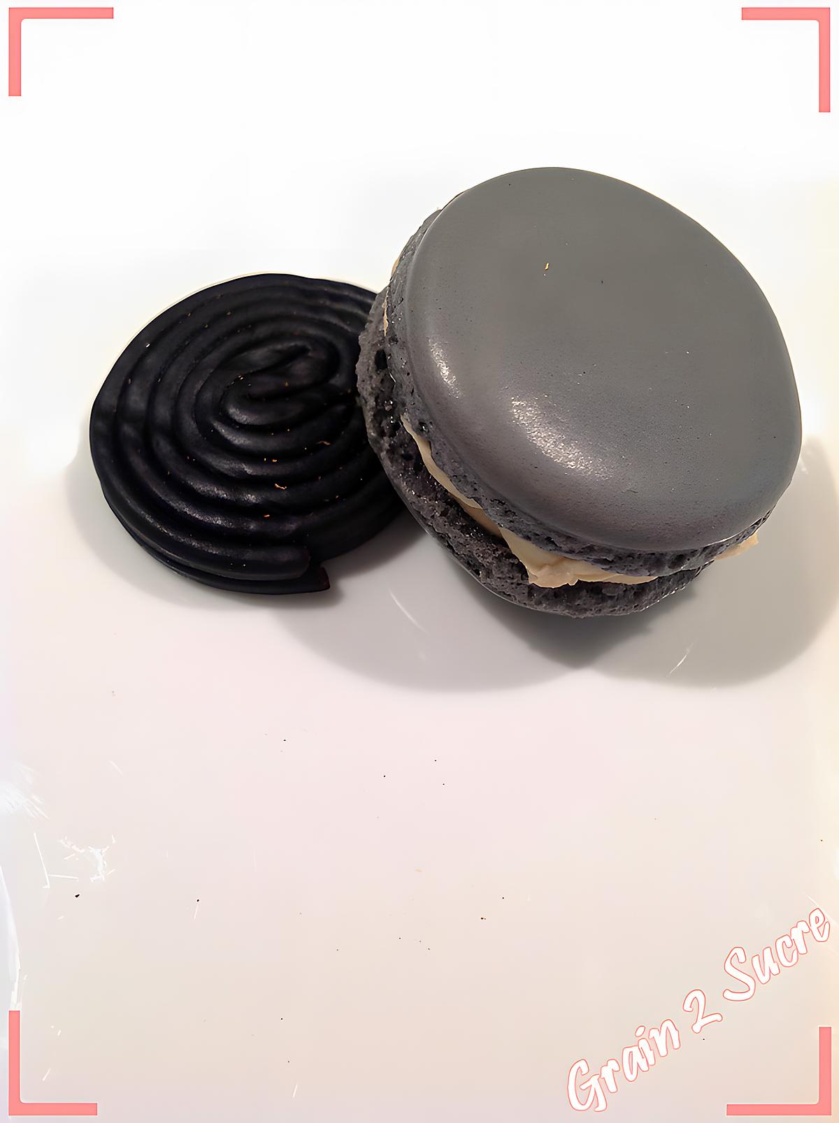 recette Macaron réglisse