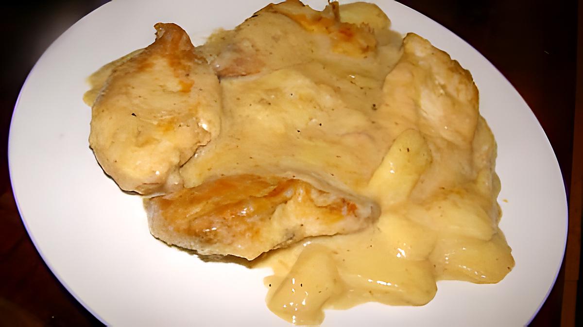 recette Poulet aux pêches