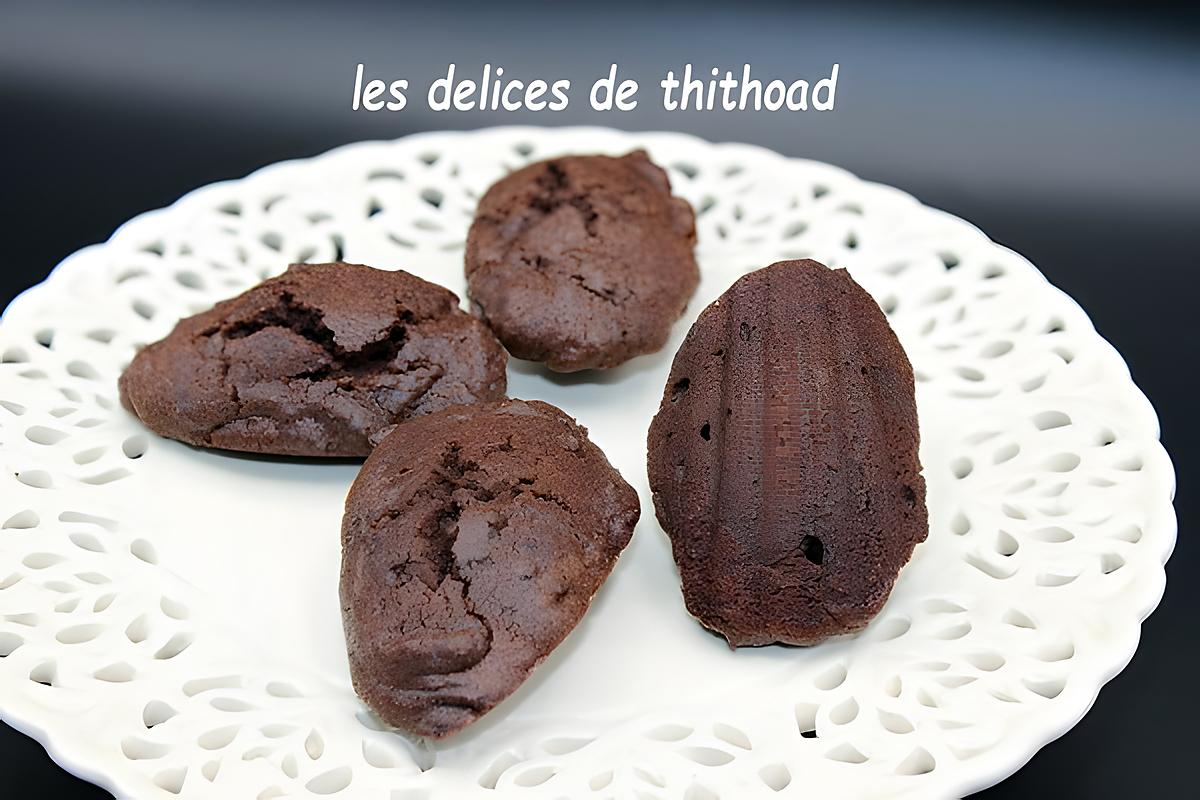 recette madeleines au chocolat