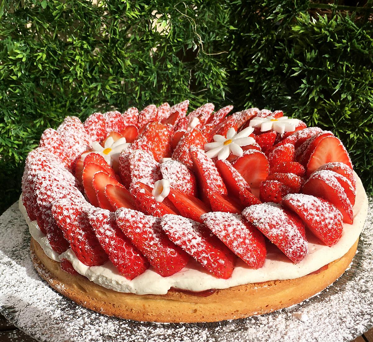 recette Tarte aux fraises