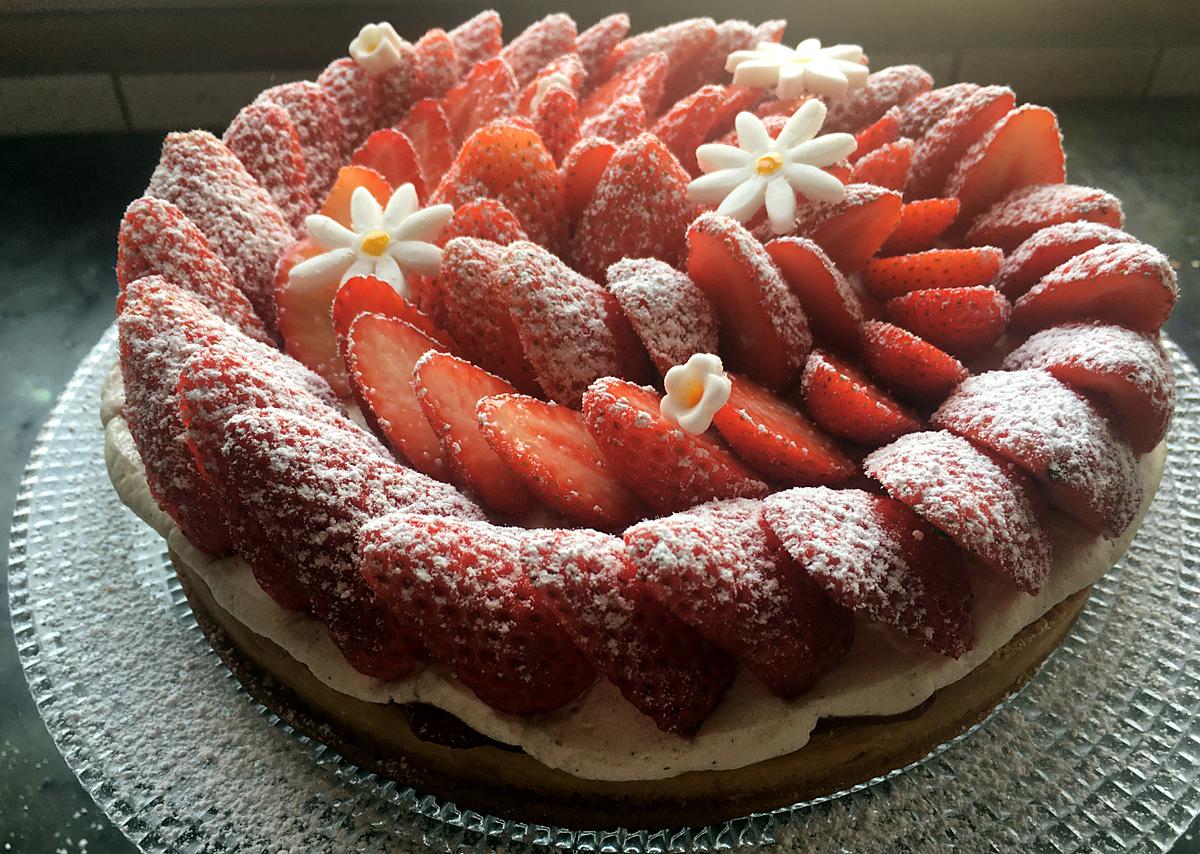 recette Tarte aux fraises