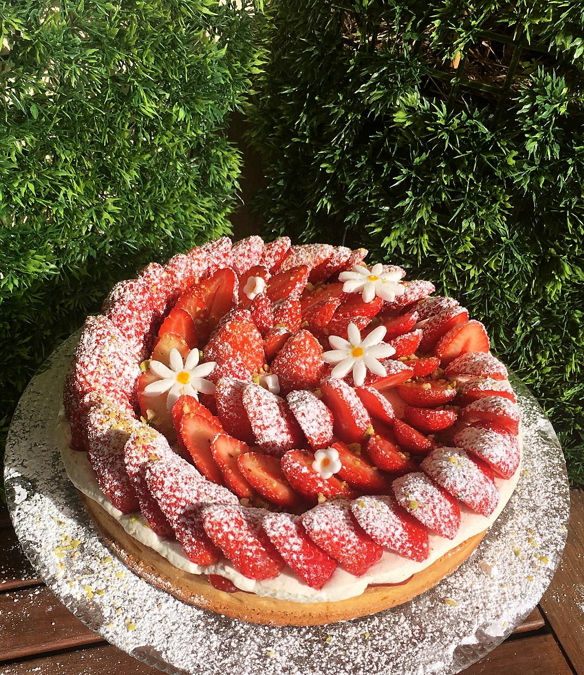 recette Tarte aux fraises