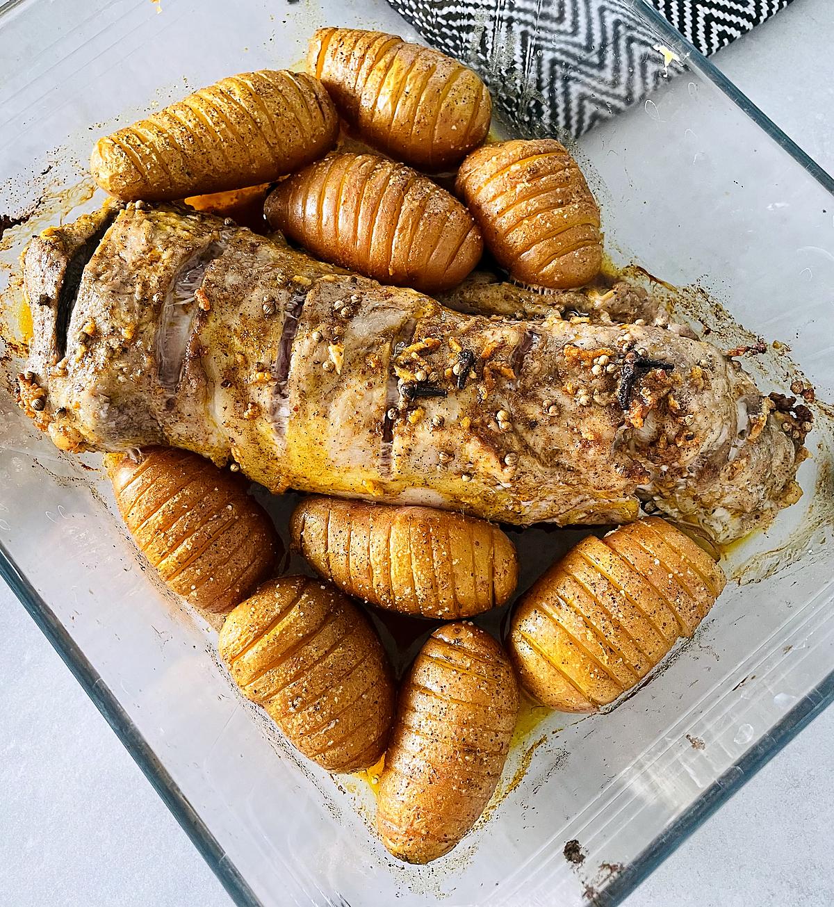 recette Filet mignon à la marocaine, pommes de terre fondantes