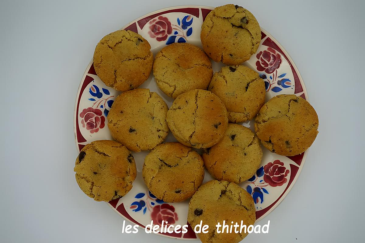 recette cookies sans oeuf à la cassonade
