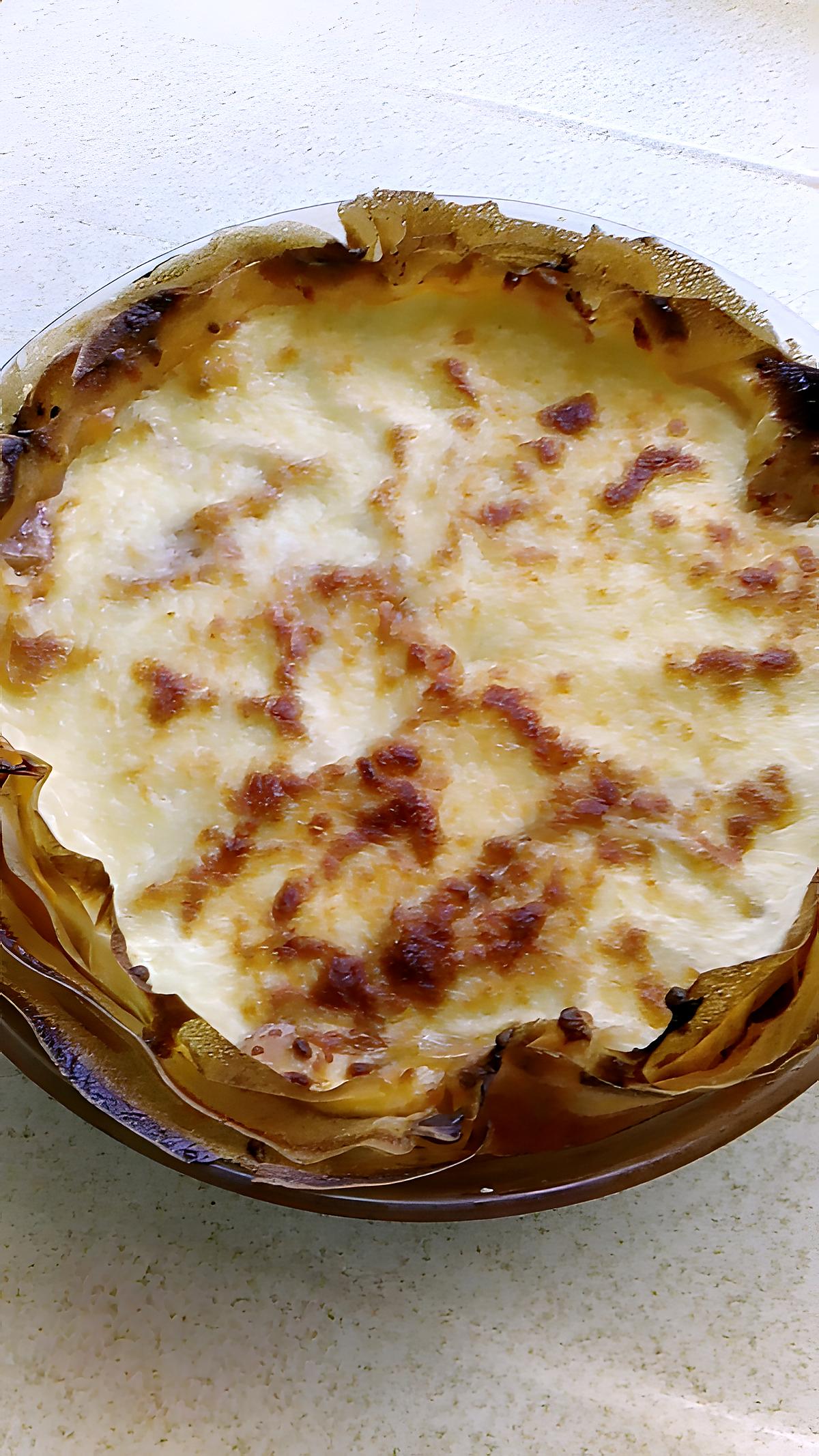 recette lasagne aux feuilles de brick